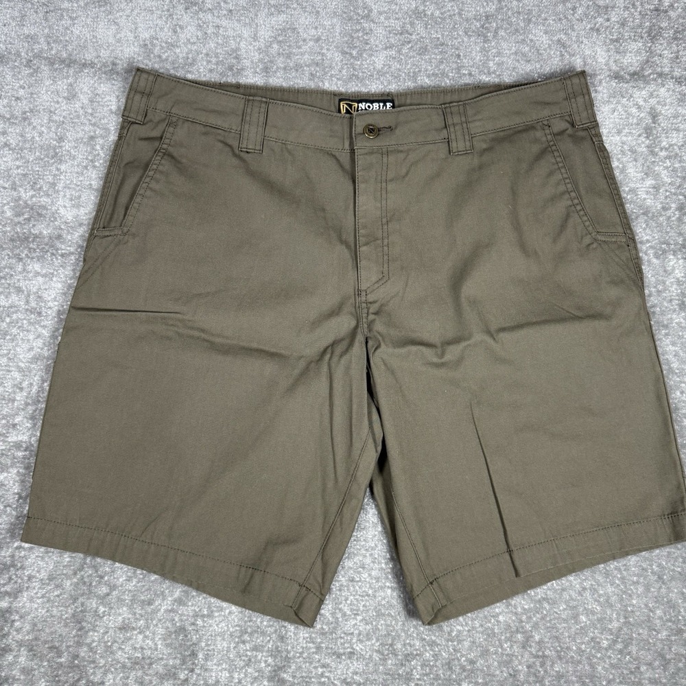Noble Outfitters Shorts‎ Men's 40 Green Flex Canvas Carpenter Utility Workwear